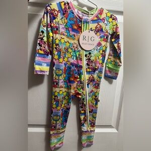 Riley Grace Bamboo Zippy 6–12 Months NWT